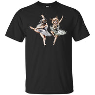 CUTE ANIMALS - Hipster Ballerinas  Dog Cat Dancers T Shirt & Hoodie