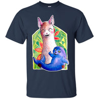 CUTE ANIMALS - Kawaii Alpaca and the Seal of Approval T Shirt & Hoodie